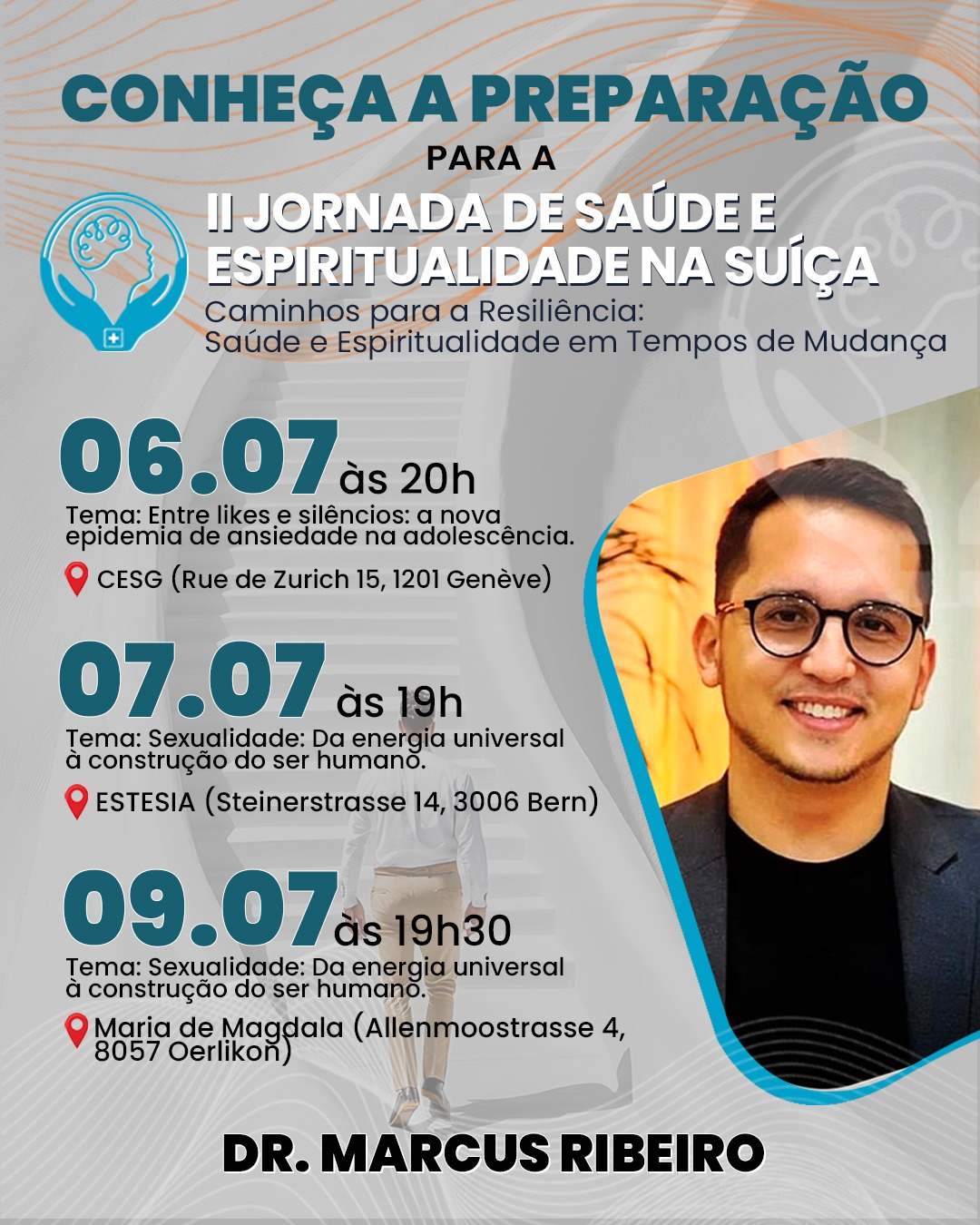 Oficina para a II Jornada de Saúde e Espiritualidade na Suíça - Imagem 2